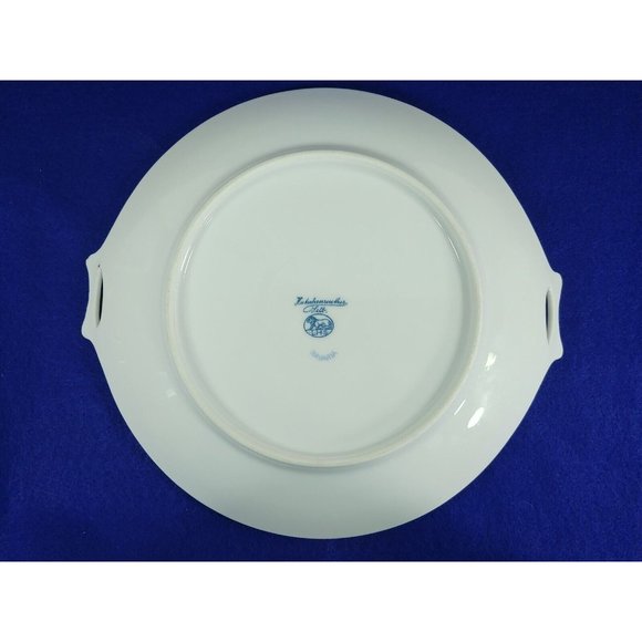 Bavaria Hutschenreuther Porcelain Plate w/ Handles Gold Trimmed 9" - Picture 5 of 12